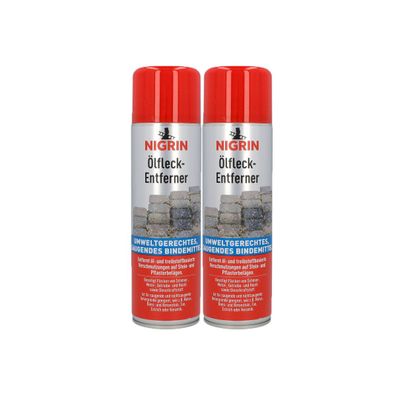 2x NIGRIN Ölfleck Entferner saugendes Bindemittel 500ml Ölfleck Entferner