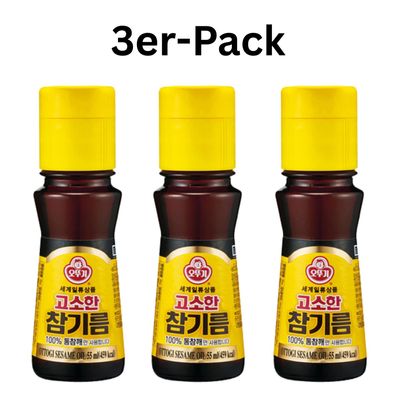 3er-Pack Ottogi Sesamöl 55ml
