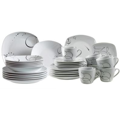 Mäser Kombiservice "Chanson" 30-teilig postsicher verpackt