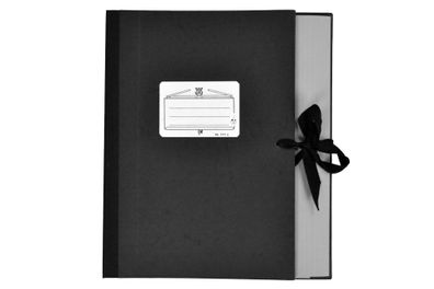 Star Notenmappe 111A/5cm schwarz A4