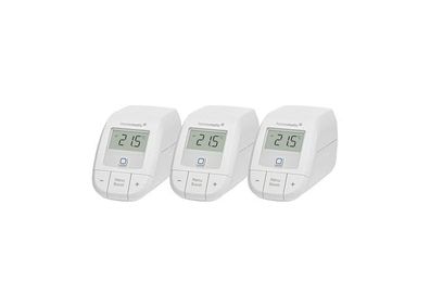 Homematic IP Heizungsset 161216A1, 3x Digitalthermostate, App-Steuerung, Alexa/Google