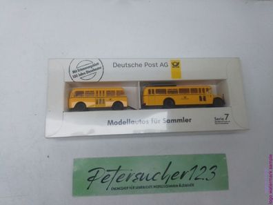 Brekina H0 / 1:87 / Serie 7 / 14194 / MAN MKN 460 Postbus mit Personenanhänger / OVP