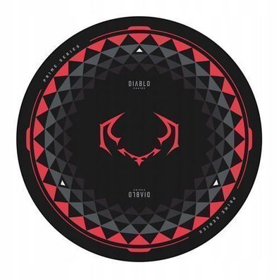 Anti-Rutsch-Gaming-Matte für Diablo Chairs, schwarz-rot