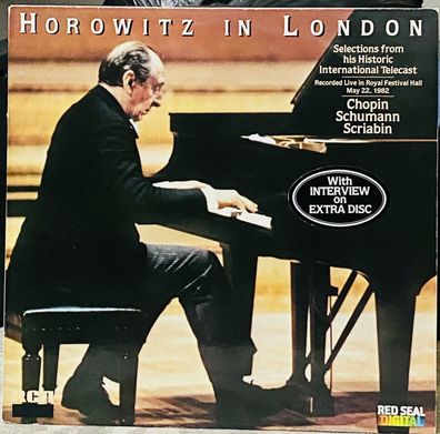 LP: Horowitz in London mit Interview-Flexidisc (1983) RCA Red Seal RL 14572