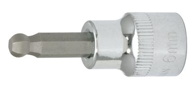 KS TOOLS 3/8" CHROMEplus Bit-Stecknuss Innensechskant, ugelkopf,7mm