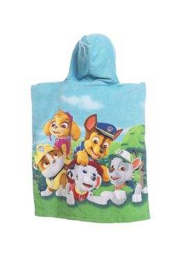 Paw Patrol Badeponcho für Kinder Hochwertiger Frottee aus 100 % Baumwolle
