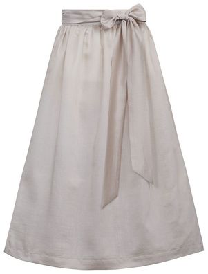 Dirndlschürze Leopoldsdorf 70cm Länge taupe