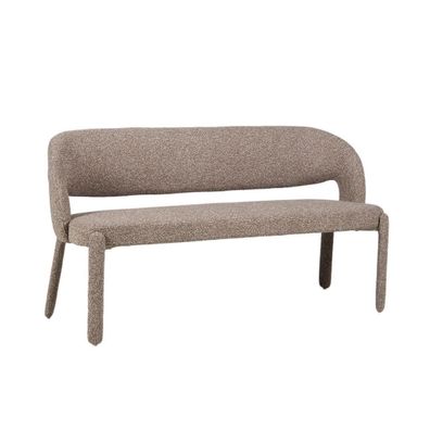 Bronx71 Esszimmerbank June Bouclé braun 160 cm