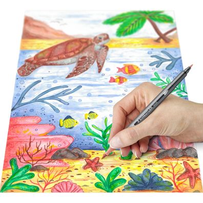 STAEDTLER® 3001 C6-2 3001 Around the World Set AU, 6St
