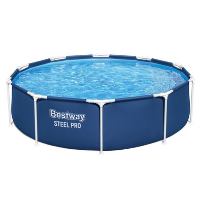 Steel Pro® Frame Pool ohne Pumpe Ø 305 x 76 cm, dunkelblau, rund