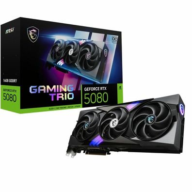 MSI RTX5080 Gaming Trio OC, 16GB GDDR7 HDMI 3xDP