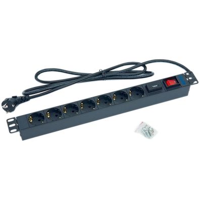Triton 19Zoll Steckdosenleiste 7-fach max 16A ÜSS