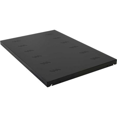 19Zoll Fachboden perforiert, 1HE, 550mm, 80kg, Triton RAB-UP-550-A4, schwarz, sc