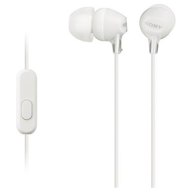 SONY In-Ear Kopfhörer mit Fernbedienung MDR-EX15APW, Weiß