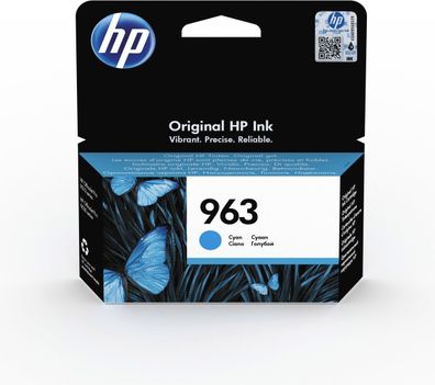 HP Tintenpatrone Nr. 963 3JA23AE Cyan (ca. 700 Seiten)