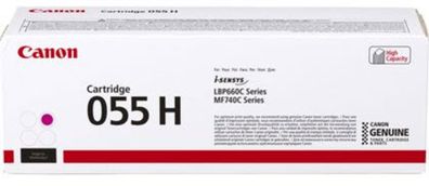 Canon Toner CRG 055H M Magenta Hohe Kapazität(ca.5.900 Seiten)