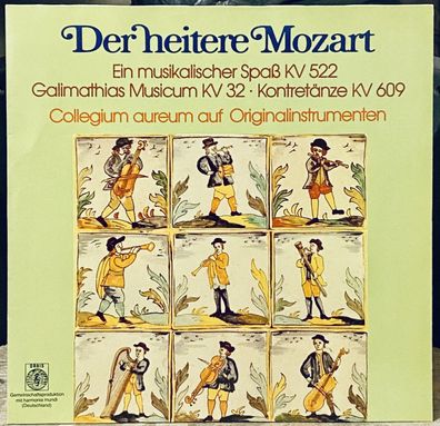 LP: Collegium aureum: Der heitere Mozart (1980) Orbis 32 243 8