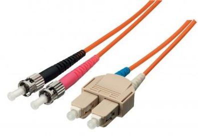 equip ST/SC-LWL-Patchkabel, OS2, 3m