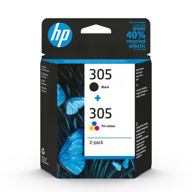 HP Tintenpatrone Nr. 305 Multipack (BK/C/M/Y)