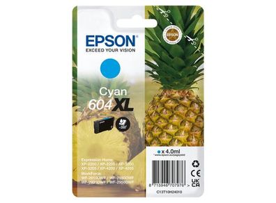 Epson Tintenpatrone 604 XL Cyan