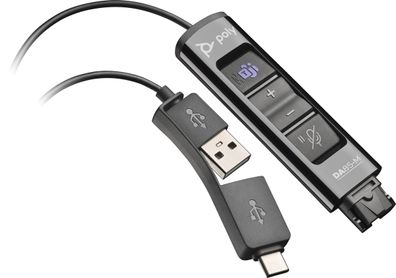 Poly DA85-M Wideband QD auf USB-Adapter Teams (USB-A und USB-C)