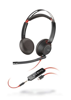 Poly Headset Blackwire C5220 Stereo USB-C/A und 3,5 mm