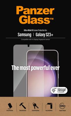 PanzerGlass Screen Protector Samsung Galaxy S23 Plus UWF