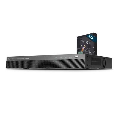 Omada VIGI NVR2008H-8MP-2TB 8 Kanal PoE+ HDD und Recorder
