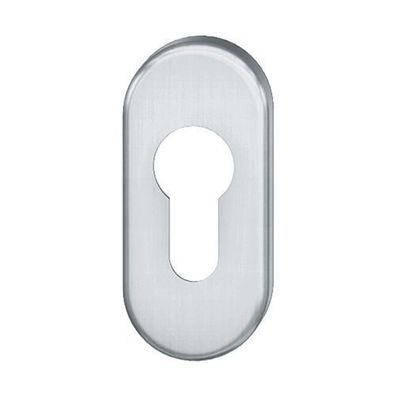 17 1757 000 FSB Schlüsselrosette für Rahmentüren oval BB PZ ungelocht Türbeschlag