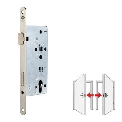 BKS B 0024 Haustürschloss PZW Dornmaß 55 mm Nickelsilber Einsteckschloss