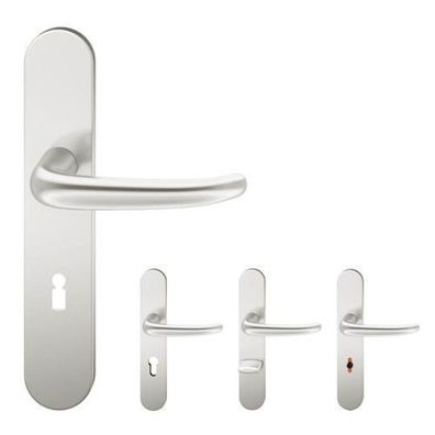 FSB 1023 Langschildgarnitur Alu natur Türbeschlag Türgriff