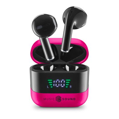 Cellularline Music und Sound Bluetooth Earphones Spark Pink