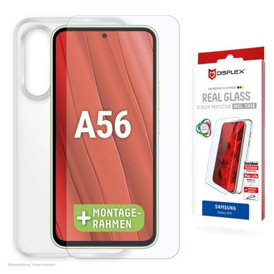Displex Panzerglas 10H inklusive Handyhülle transparent für Galaxy A56