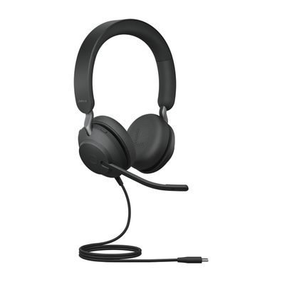 JABRA Evolve2 40 SE USB-C Stereo UC black Ext. Cord