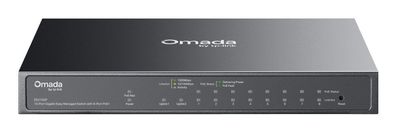 Omada ES210GP10-Port Gigabit Easy Managed Switch 8-Port PoE
