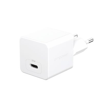 empower Turbo 30W Charger Single USB-C/EU Plug/white