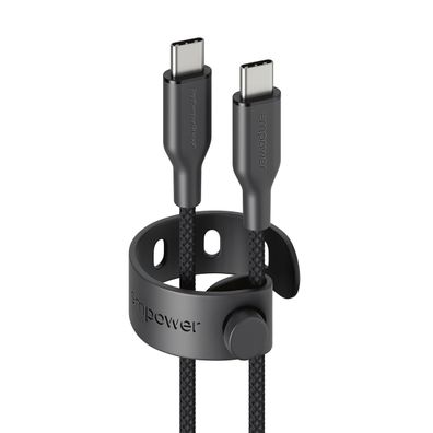 empower Racing 60W USB-C to USB-C Cable USB/2.0/2M Baclk