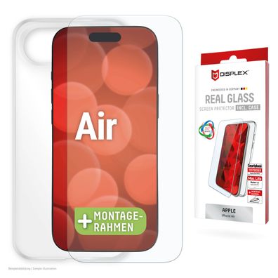 Displex Panzerglas 10H inklusive Handyhülle transparent für iPhone Air