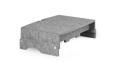 BakkerElkhuizen Q-riser 110 Circular Monitorständer grau