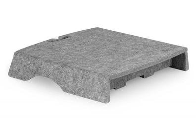 BakkerElkhuizen Q-riser 50 Circular Monitorständer grau