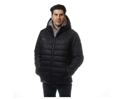 Jacke Bauer Supreme Hooded Puffer Senior - Farbe: schwarz Größe: M
