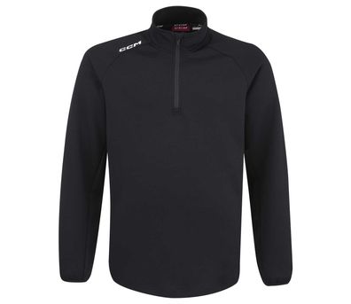 1/4 Sweater CCM Locker Room Junior - Farbe: rot Größe: L