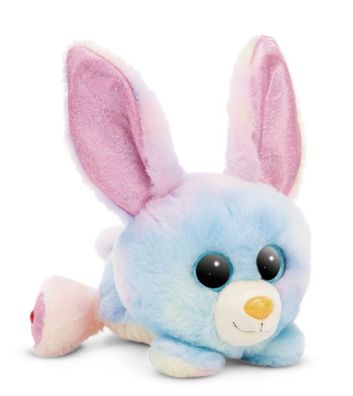 Glubschis Liegendes Kuscheltier Hase Rainbow Candy