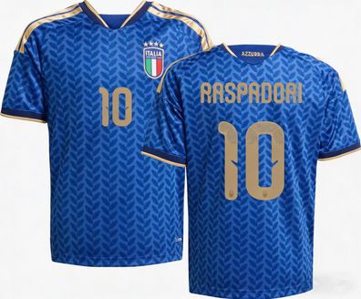 Italien Fußball Trikot WM 2026 Heimtrikot Raspadori 10 Kinder