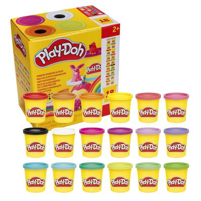 11,11 EUR/kg Play-Doh Knete 18er Fantasiepack 18 Farben, 18 Dosen je 85g ab 2
