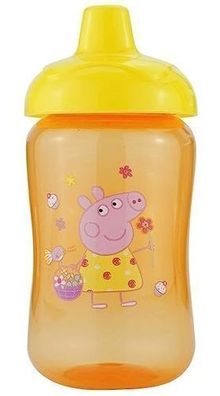 Peppa Pig Babyflasche mit Schnabelaufsatz, 240 ml, fuer Kinder ab 6 Monaten, 1 St