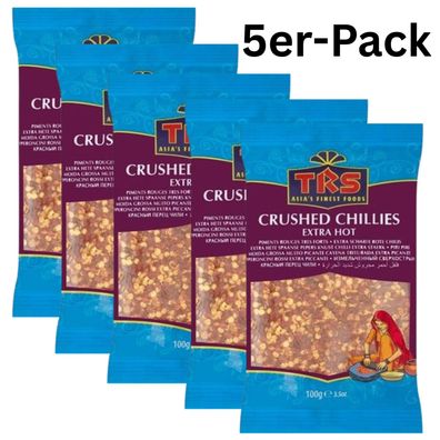 5er-Pack TRS Chiliflocken Extra Scharf 100g