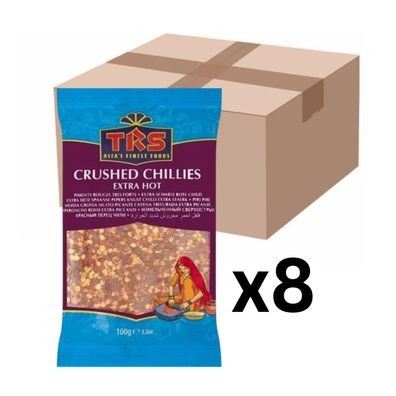8er-Pack TRS Chiliflocken Extra Scharf 100g