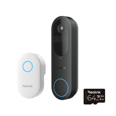 Reolink Bundle Türklingel D340B mit Klingel und 64GB Speicher