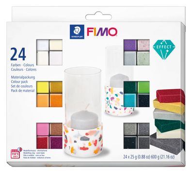 STAEDTLER® 8013 C24-1 Set Mod. masse Fimo effect MP